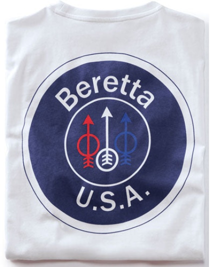 Beretta T-shirt Usa Logo - X-large White