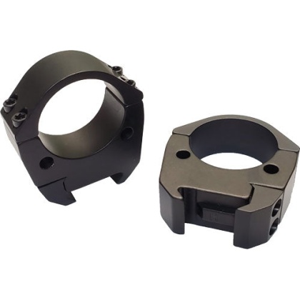 Talley Rings High 1" Modern - Sporting Rifle Black