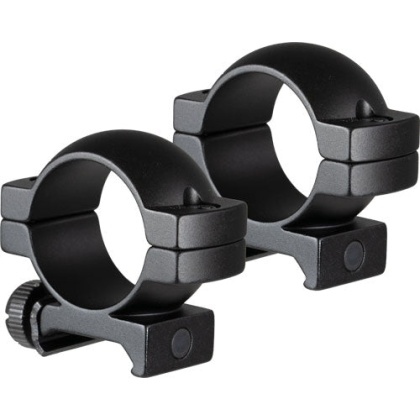 Truglo Rings 1" Medium Matte - Black Weaver-picatinny Alumnm