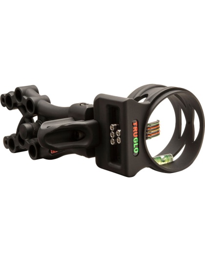 Truglo Bow Sight Carbon Xs - Xtreme 5-pin .019dia Black