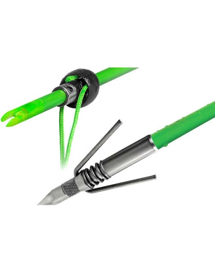 Truglo Bowfishing Speed Shot - Arrow W-spring Fshr Pnt & Slde