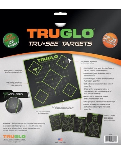 Truglo Tru-see Reactive Target - 5 Daimond 12-pack