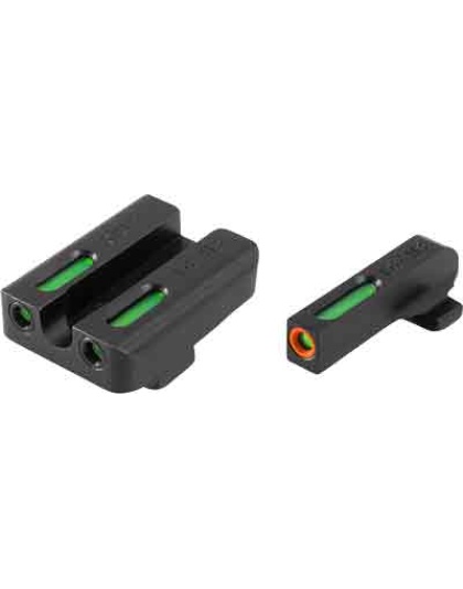 Truglo Sight Set Sf Xd-xdm-xds - Tfx Pro Green-orange Outline