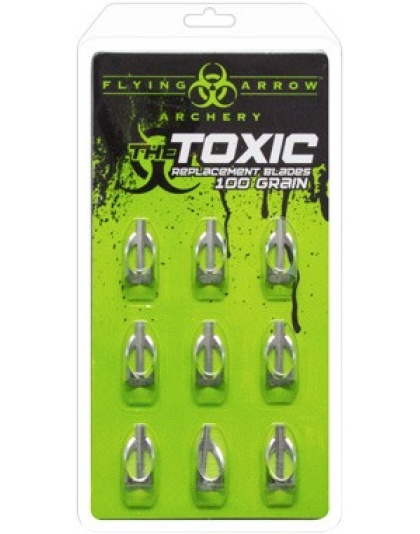 Flying Arrow Replacement - Blade Toxic 100gr 9-pk