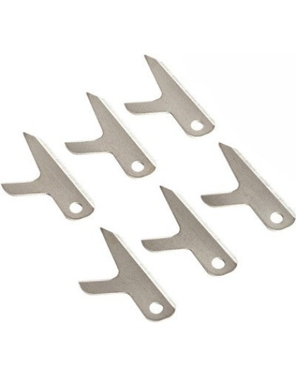 Swhacker Replacement Blades - 2-blade Steel 100gr 1.5" 6pk!