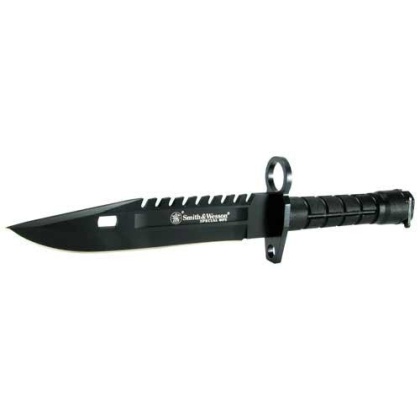 S&w Bayonet Special Ops M-9 - 7.8" Fixed Blade Black