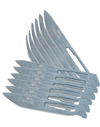 Havalon Knives #60a Stainless - Steel Replacement Blades 12 Pk