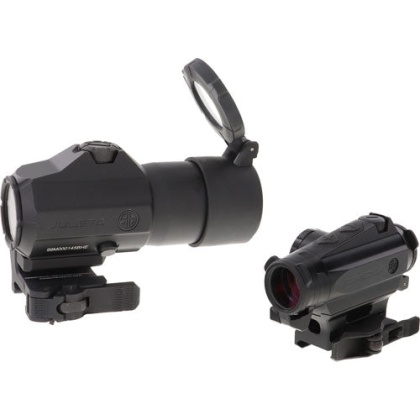 Sig Optics Romeo4-juliet4x - Magnifier Combo 2moa Black