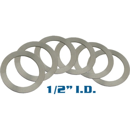 Yhm Barrel Shim Set 1-2" I.d. - Set Of 6