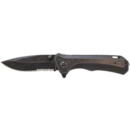 Schrade Knife Stonewash 3.2" - Stonewash Blade