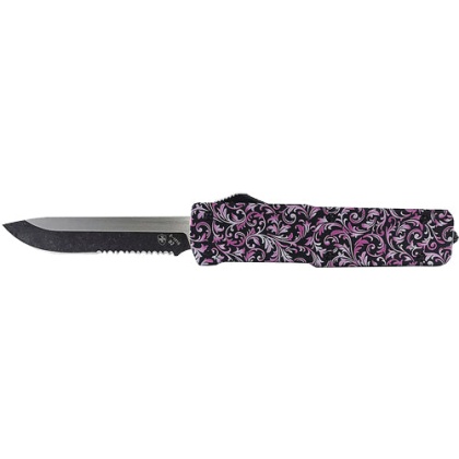 Templar Knife Small Otf Pink - 3.5" Black Dp Aluminum Hndl