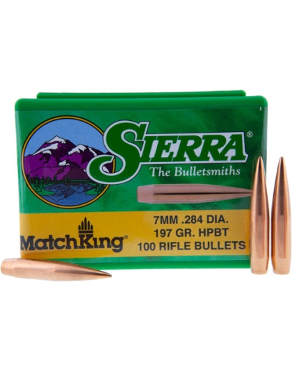 Sierra Bullets 7mm .284 - 197gr Hp-bt Match 100ct