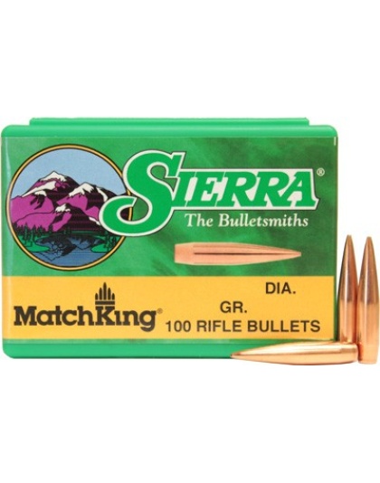 Sierra Bullets .22cal .224 - 69gr Hp-bt Match 100ct