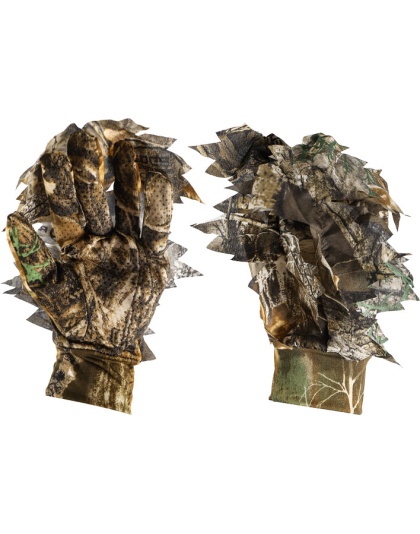 Titan 3d Leafy Gloves Real - Tree Edge