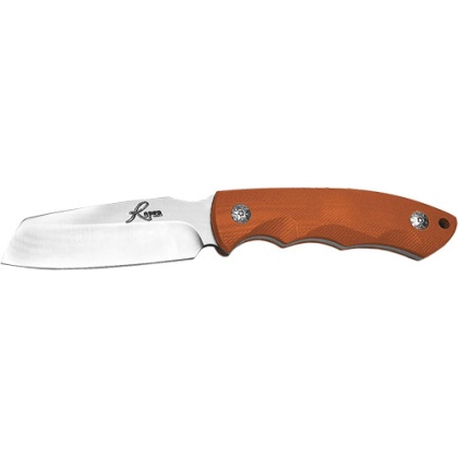 Abkt Roper Razor 3" Fixed Blde - Orange G10 Handle W-sheath