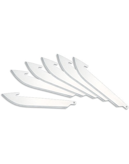 Outdoor Edge 3" Drop Point - Replacement Blades 6-pack