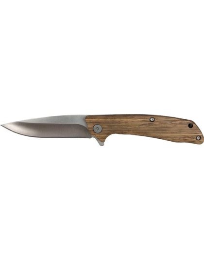 Abkt Roper Jr. Outlaw 3" Ball - Bearing Folder Zebrawood Hndls