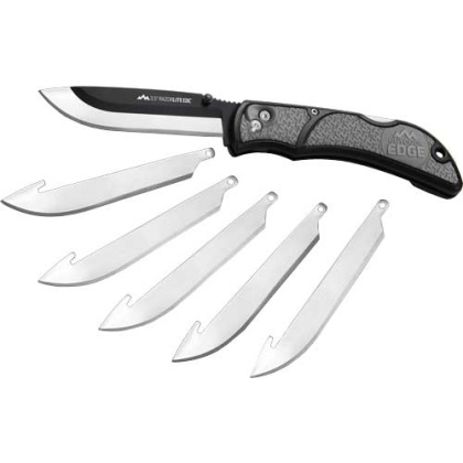 Outdoor Edge 3.5" Razor Lite - Edc Folder Gray W-6 Blades