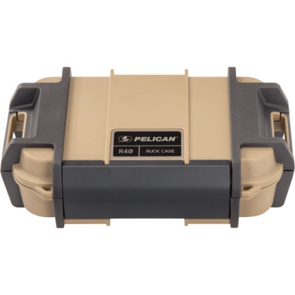 Pelican Ruck Case Large R40 - W-divider Tan Id 7.6"x4.7"x1.9