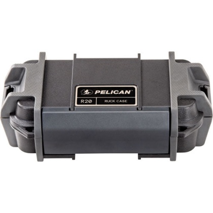 Pelican Ruck Case Medium R20 - W-divider Blk Id 7.1"x3.4"x2"<