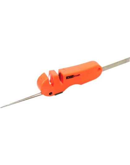 Accusharp 4-in-1 Knife & Tool - Sharpener Blaze Orange