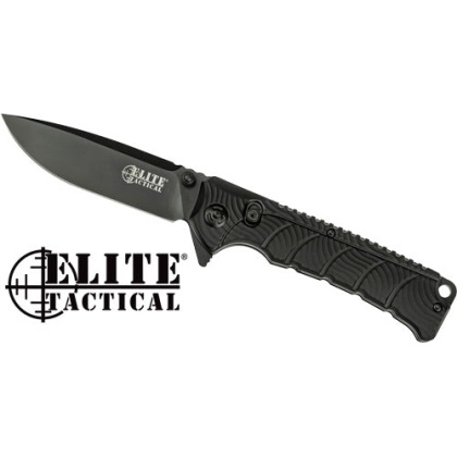 Mc Elite Tactical Backdraft - 3.5" Drop Pnt Flder Blk-blk