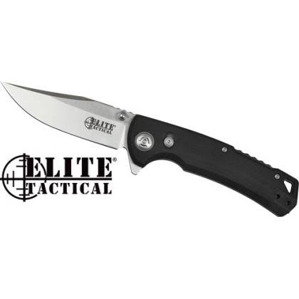 Mc Elite Tactical Chaser 3.5" - Clip Point Folder Black-ss