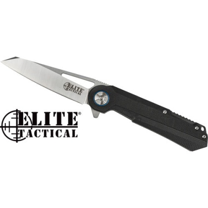 Mc Elite Tactical Reticle 3.5" - Wharncliffe Folder Black-ss