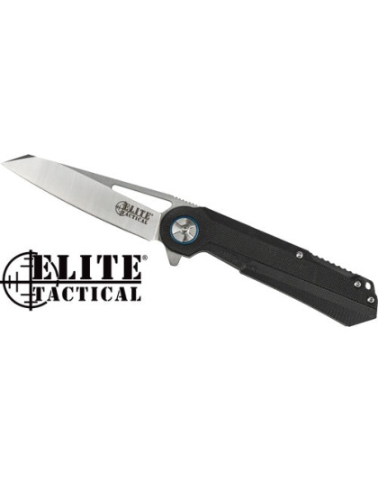 Mc Elite Tactical Reticle 3.5" - Wharncliffe Folder Black-ss