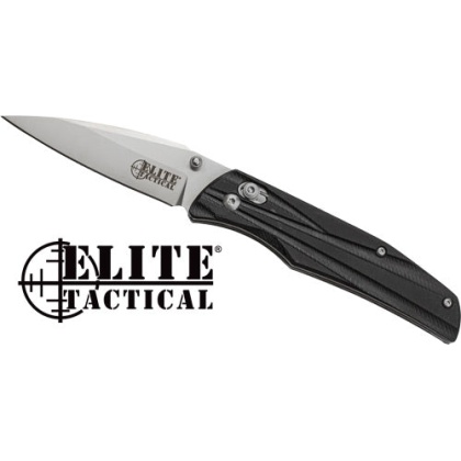 Mc Elite Tactical Traverse - 3.25" Drop Pnt Flder Black-ss