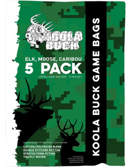 Koola Buck Economy Elk - Quarter Game Bags 5-pack