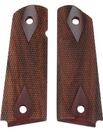 Ed Brown Grips 1911 Govt. - Double Diamond Cocobolo