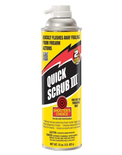 Shooters Choice Quickscrub Iii - Cleaner-degreaser Foam 15oz.