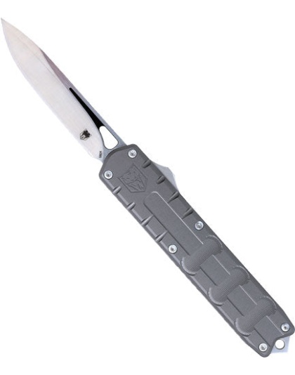 Cobratec Otf Enforcer Grey - 3.25" M390 Drop Point