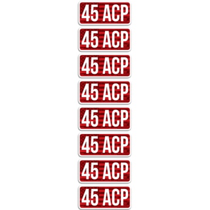 Mtm Ammo Caliber Labels .45acp - 8-pack