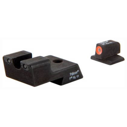 Trijicon Night Sight Set Hd - Orange Front 1911 Novak Cut