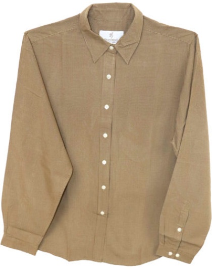 Bg Women's Lg Sleeve Microfibr - Shirt X-large Mocha<