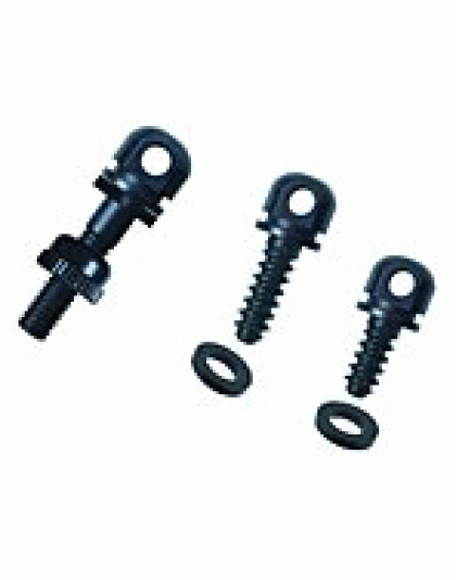 Toc Swivel Base (studs) Set - 3-piece Black