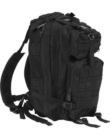 Bulldog Compact Backpack Black - W- Molle