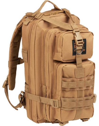 Bulldog Compact Backpack Tan - W- Molle