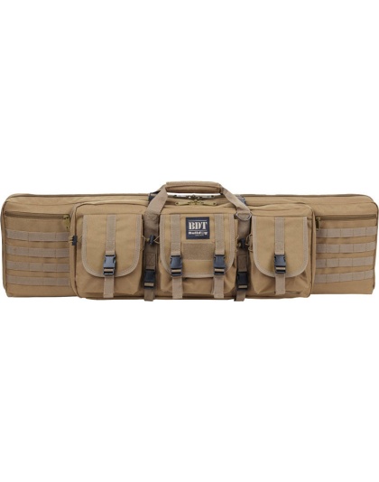 Bulldog 36" Singlestactical Cs - 3 Large Accessory Pockets Tan