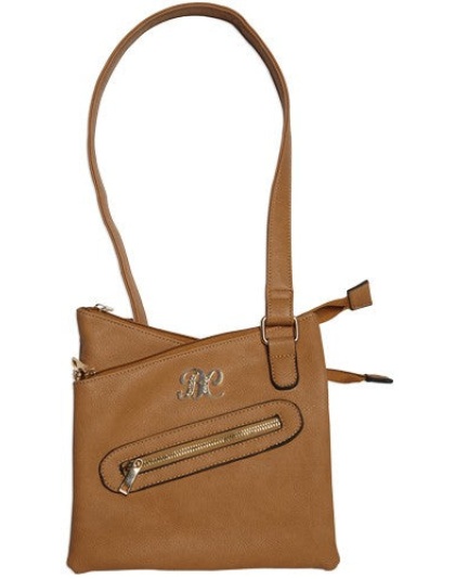 Bulldog Concealed Carry Purse - Cross Body Style Tan