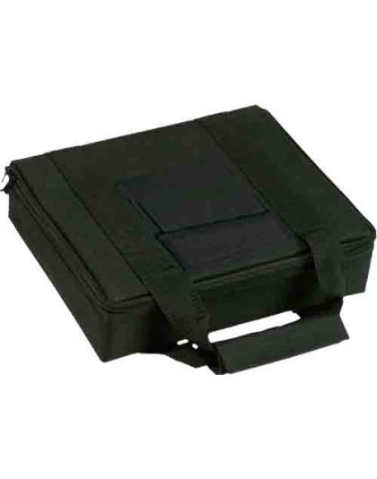 Bulldog Hard Side Nylon Case - 8"x7"x2" Black For 2 Pistols