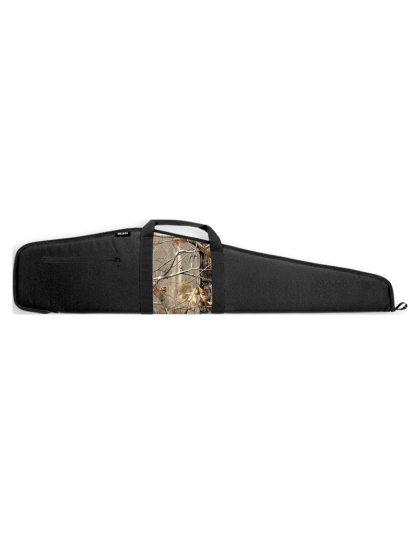 Bulldog Deluxe Rifle Case 48" - Black W- Aphd Camo Panel