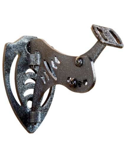 Skull Hooker Bone Bracket - Black