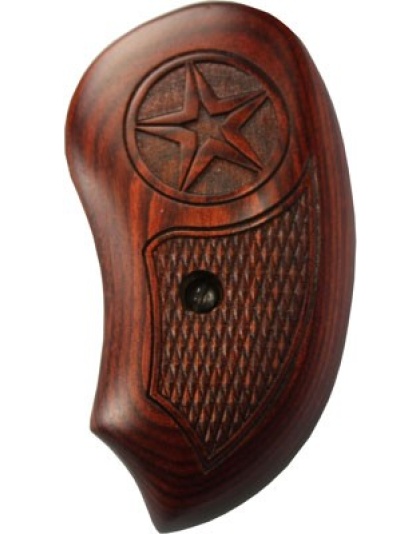 Bond Arms Grip Extended Lam. - Rosewood-grey W-laser Star