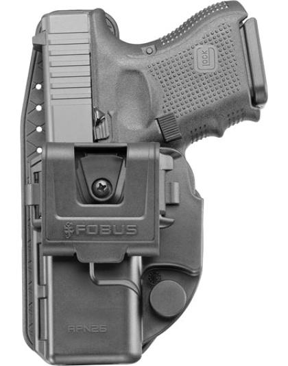 Fobus Holster Apendix Belt - Clip Glock 26 27 Black