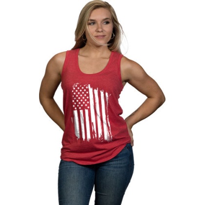 Nine Line Apparel America - Women's Tank Red 2x-large