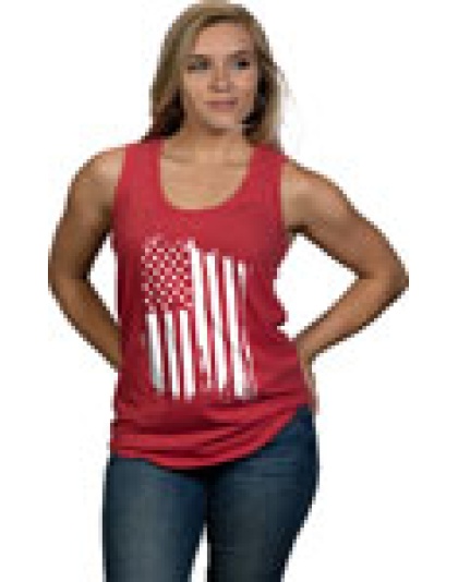 Nine Line Apparel America - Women's Tank Red Small