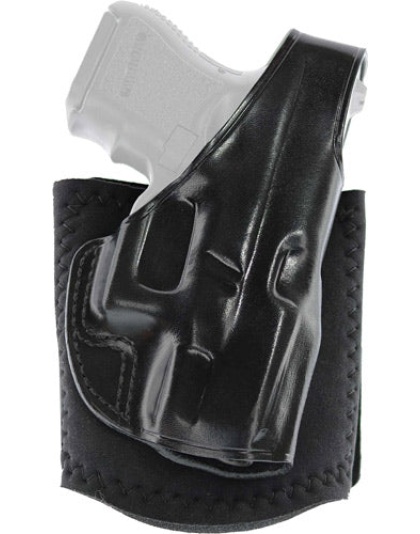 Galco Ankle Glove Holster Rh - Leather Glock 48 Black